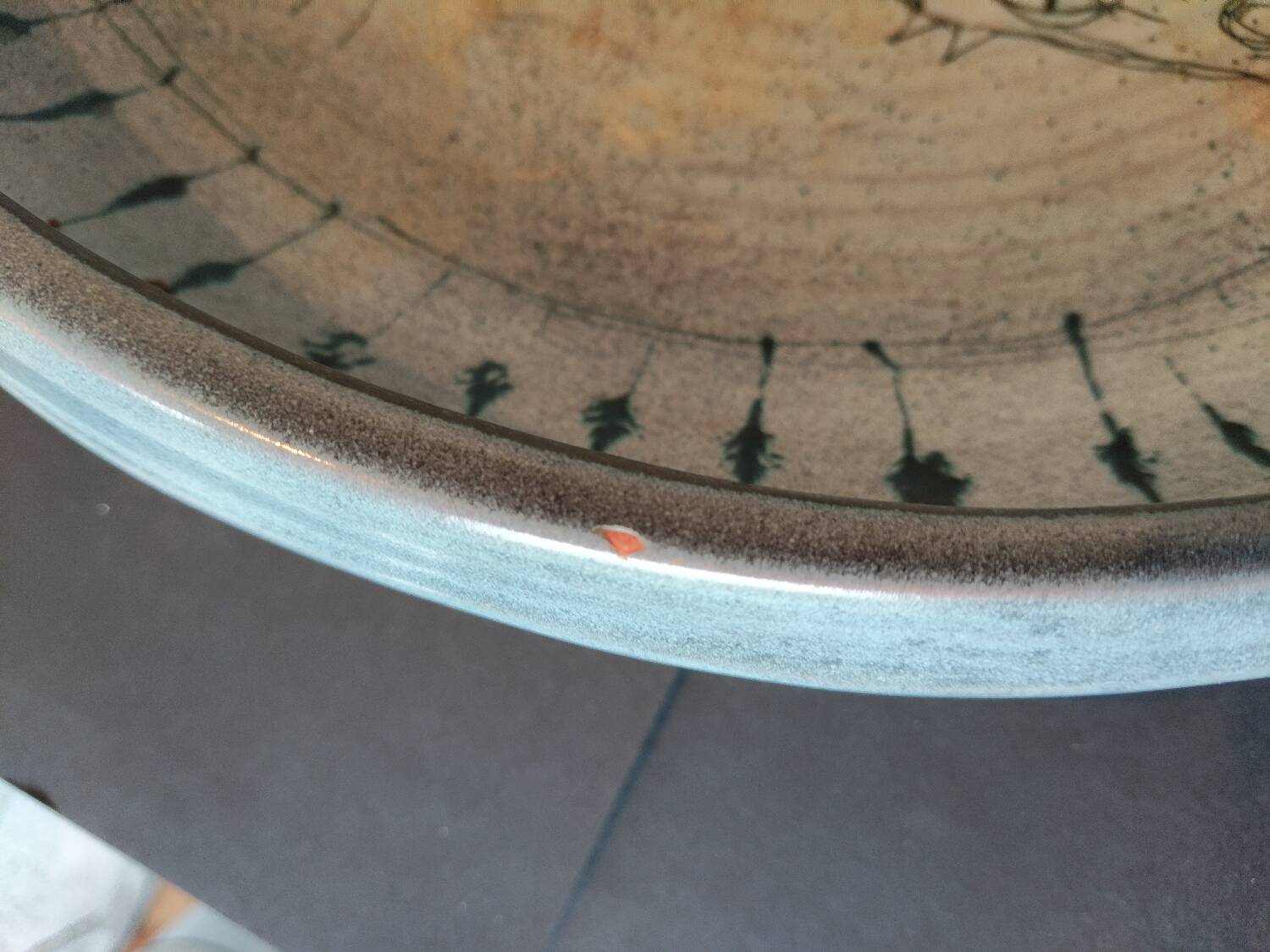 Large ceramic wall plate – Atelier Roy Montgolfier – unique piece