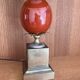 Dolphin Table Lamp Egg Maison Charles vintage 1970s