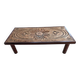 Table basse en pierre de lave émaillée de François Chaty