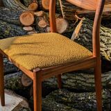 Johannes Andersen - Set of 4 danish teak vintage chairs - Produced by Uldu