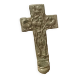 Religious object - Ceramic cross decorated with animals