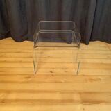 A pair of Lucite tables from the 1970s