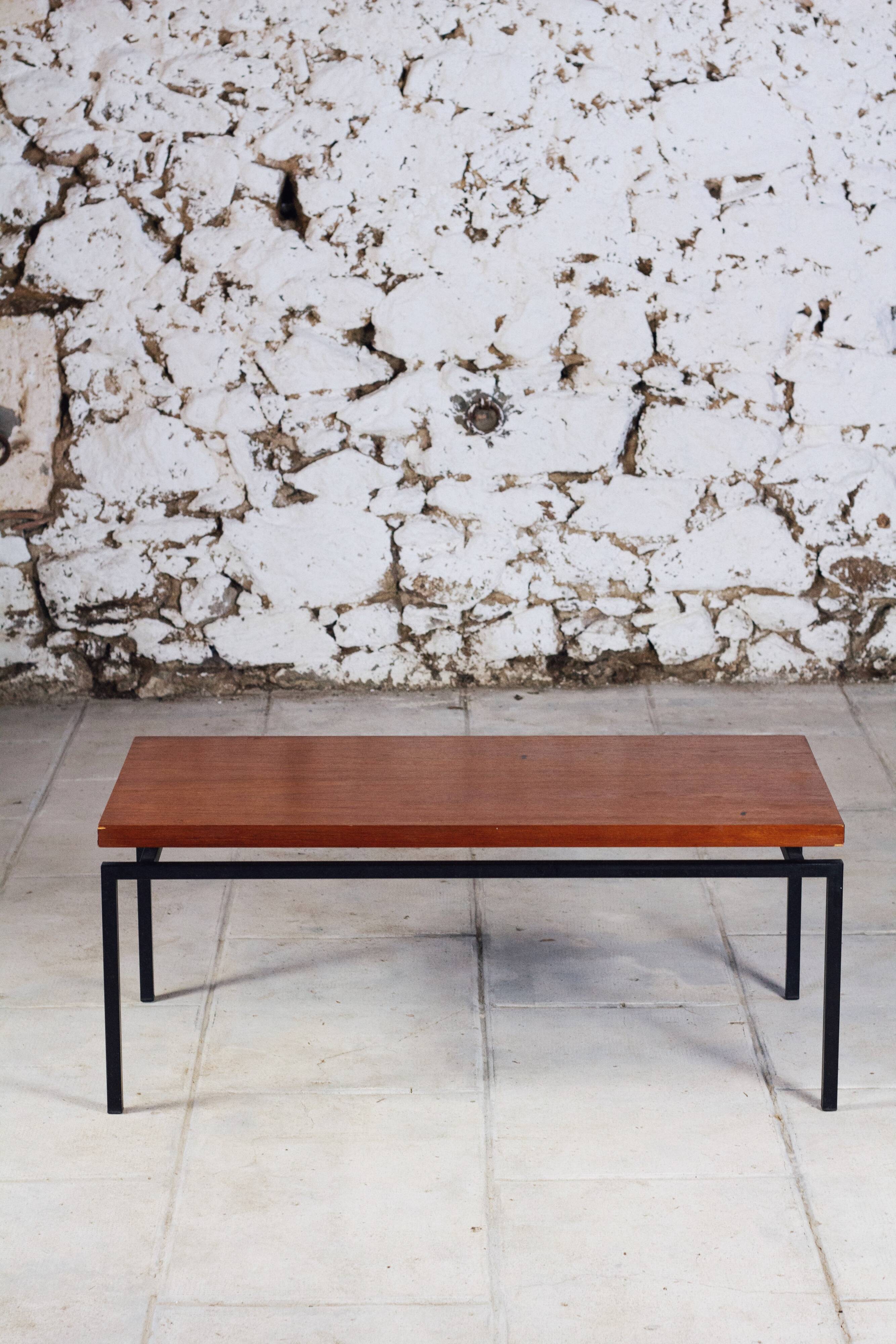 Modernist teak coffee table, 1960