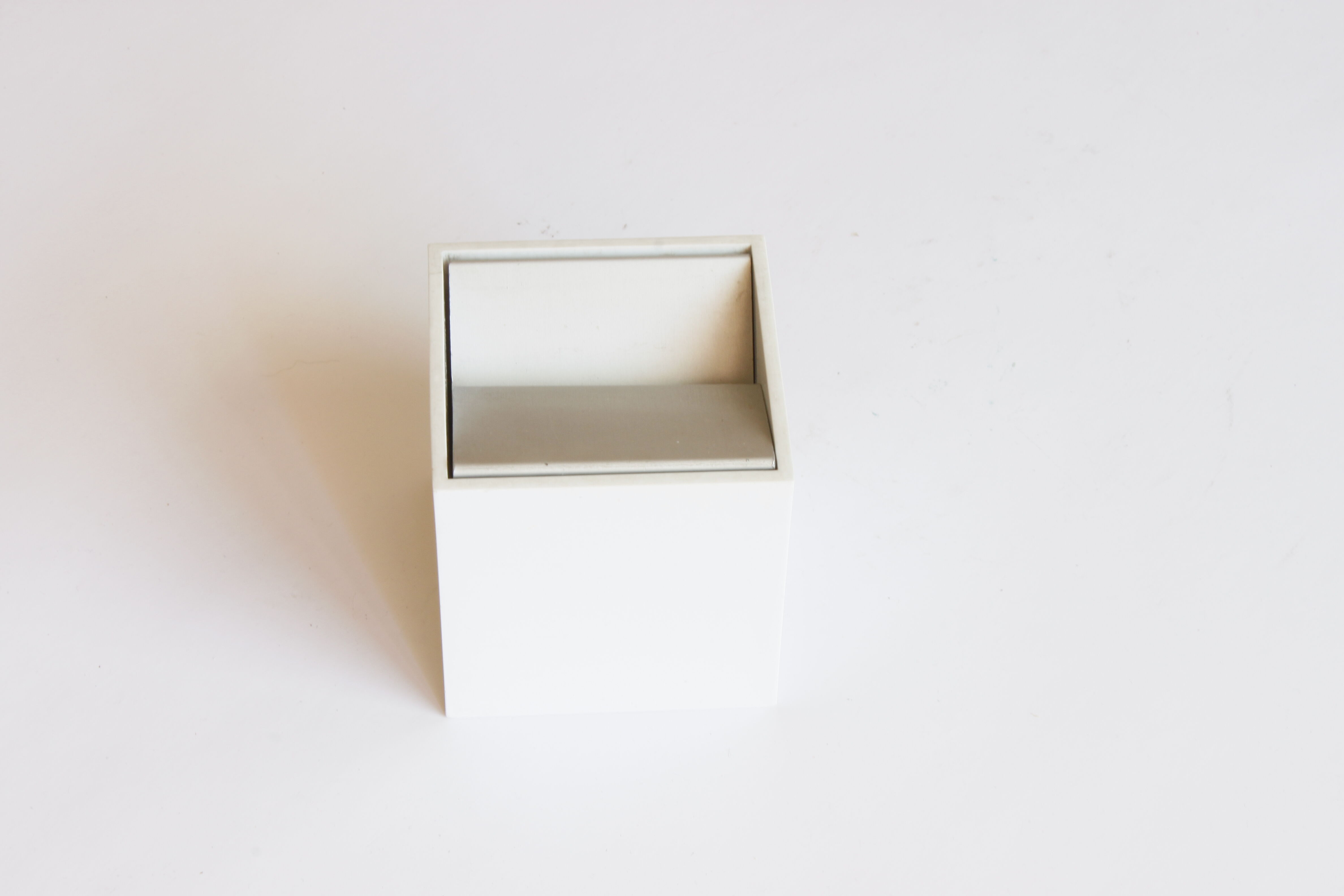 Bruno Munari Cubo L ashtray for Danese, 1957