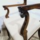 A pair of exclusive Biedermeier study armchairs, 19th century