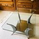 Vintage coffee table "shark fins"