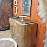 Renovated art deco oak sideboard