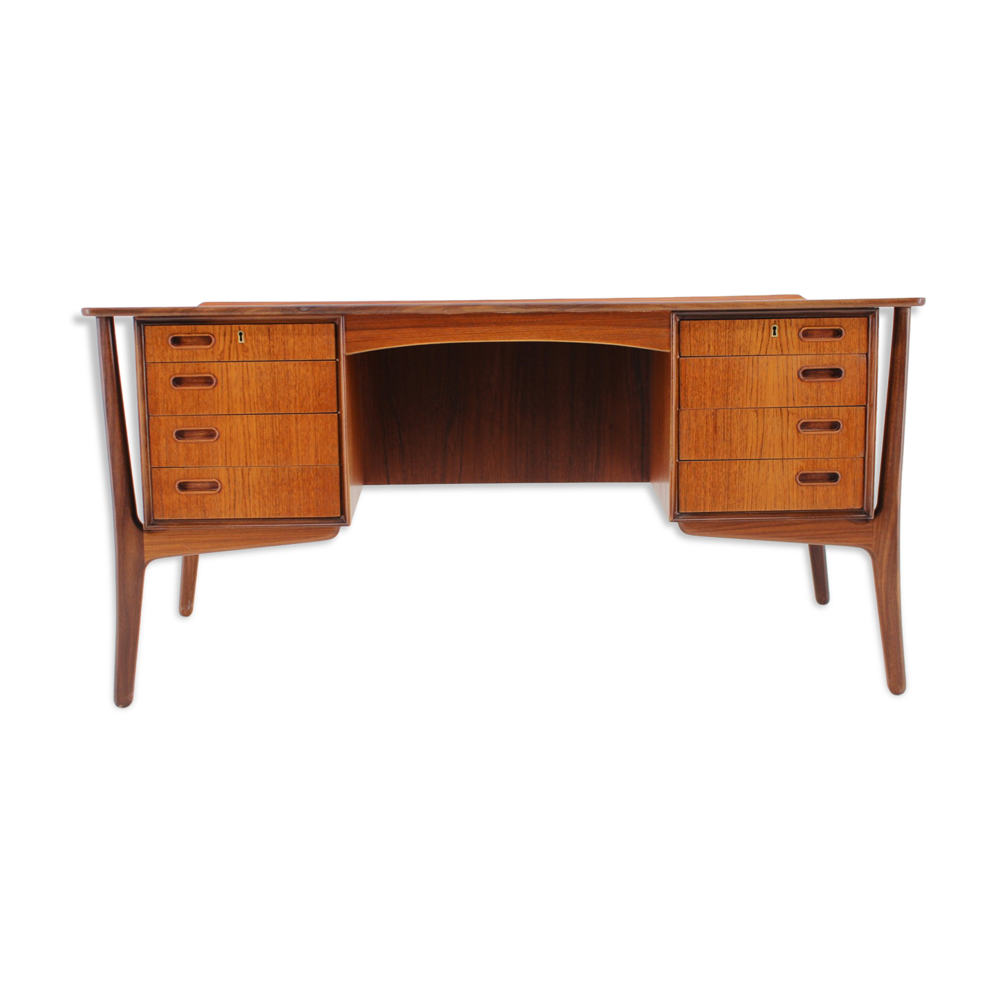 1960s Svend Åge Madsen Teak Writing Desk for H.P. Hansen, Denmark-