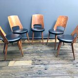 Set de 5 chaises Baumann Mondor