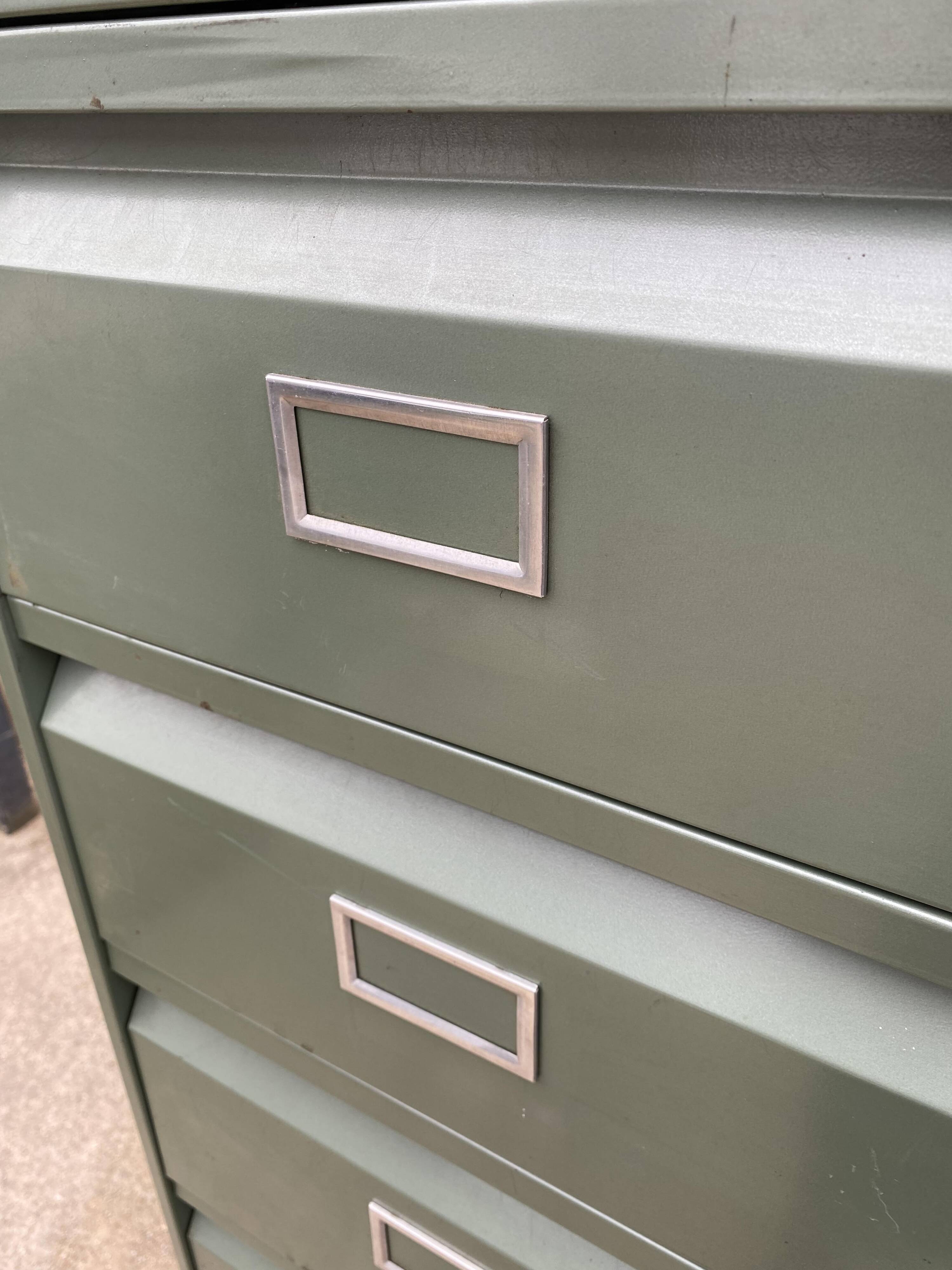 Furniture with 10 flaps industrial metal locker brand ATAL 1950