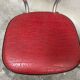 Pair of mid-century kitchen chairs Imitation leather