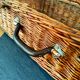 Coracle vintage wicker picnic basket