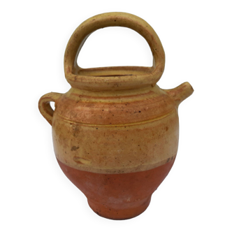 Gargoulette or jug in glazed terracotta