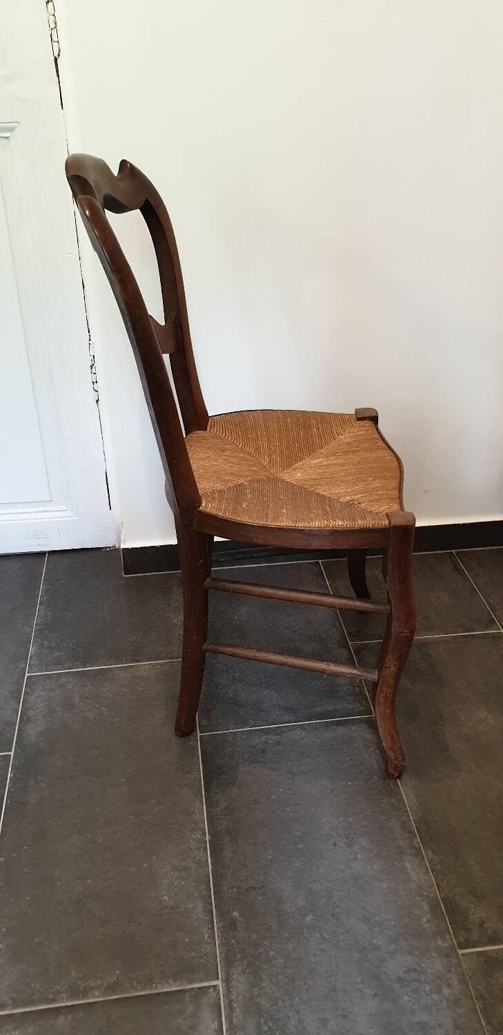 Louis Philippe chair in cherry wood circa 1900