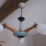 The 1950s vintage chandelier