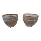 Pair of jars ("cocios" or "barreños"), Spain, 18th century.