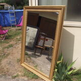 Mirror carved and gilded wood from the 80
