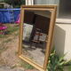 Mirror carved and gilded wood from the 80