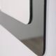 Vintage 1970s Wall Mirror in Smoked Glass, Italian Design
