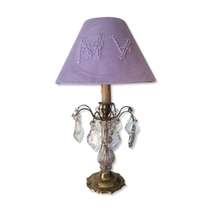 Lampe à poser pampilles