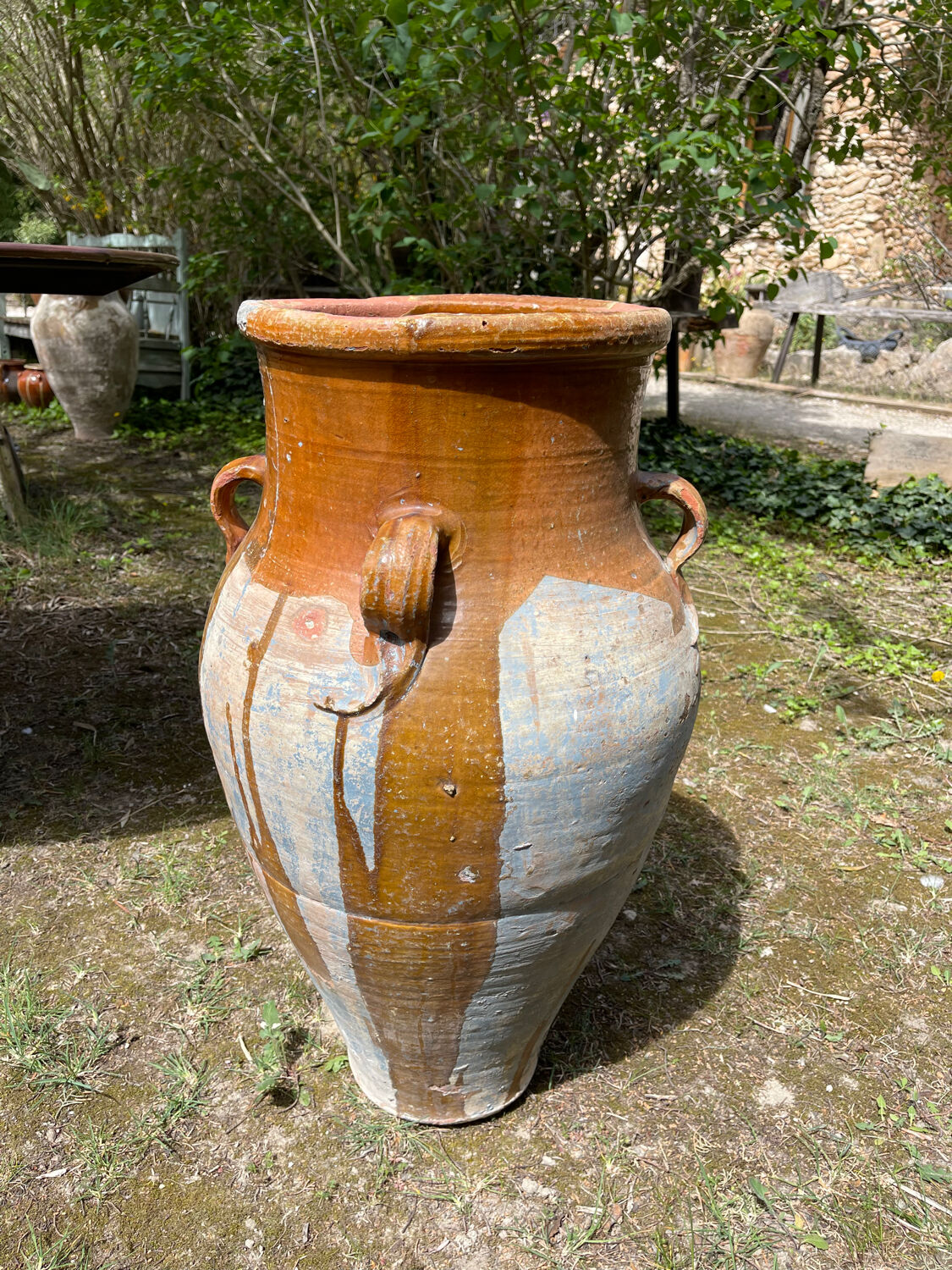 Terracotta pot jar