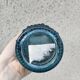 Turquoise blue bottle