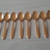 Petites cuillères métal doré