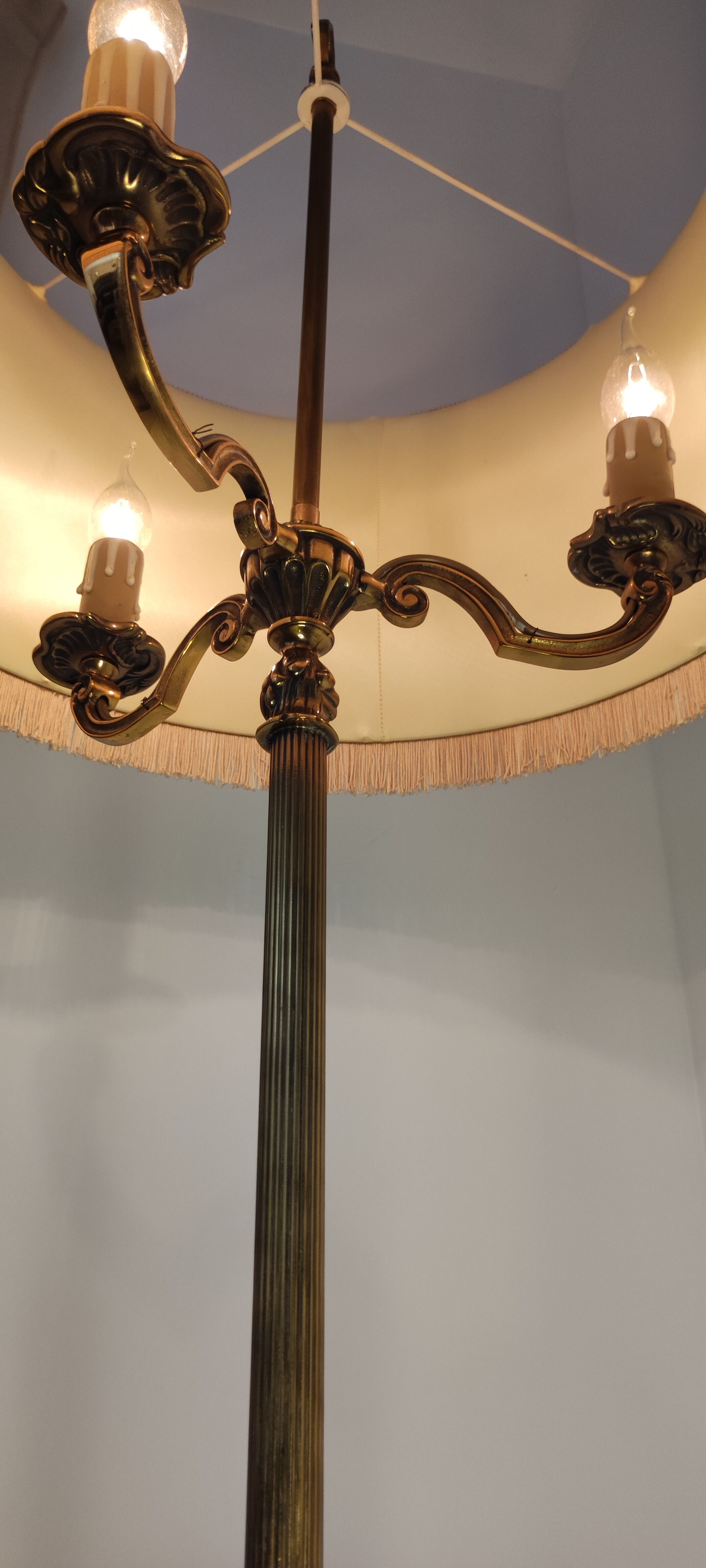 Floor lamp hot water bottle louis xv style