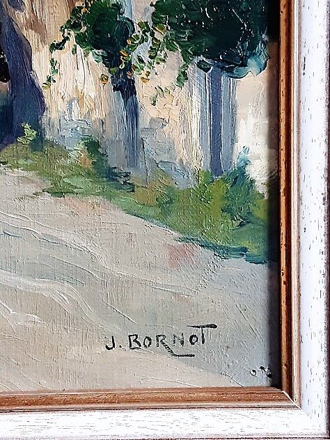 Landscape puydômois of j.bornot (xix-xxth)