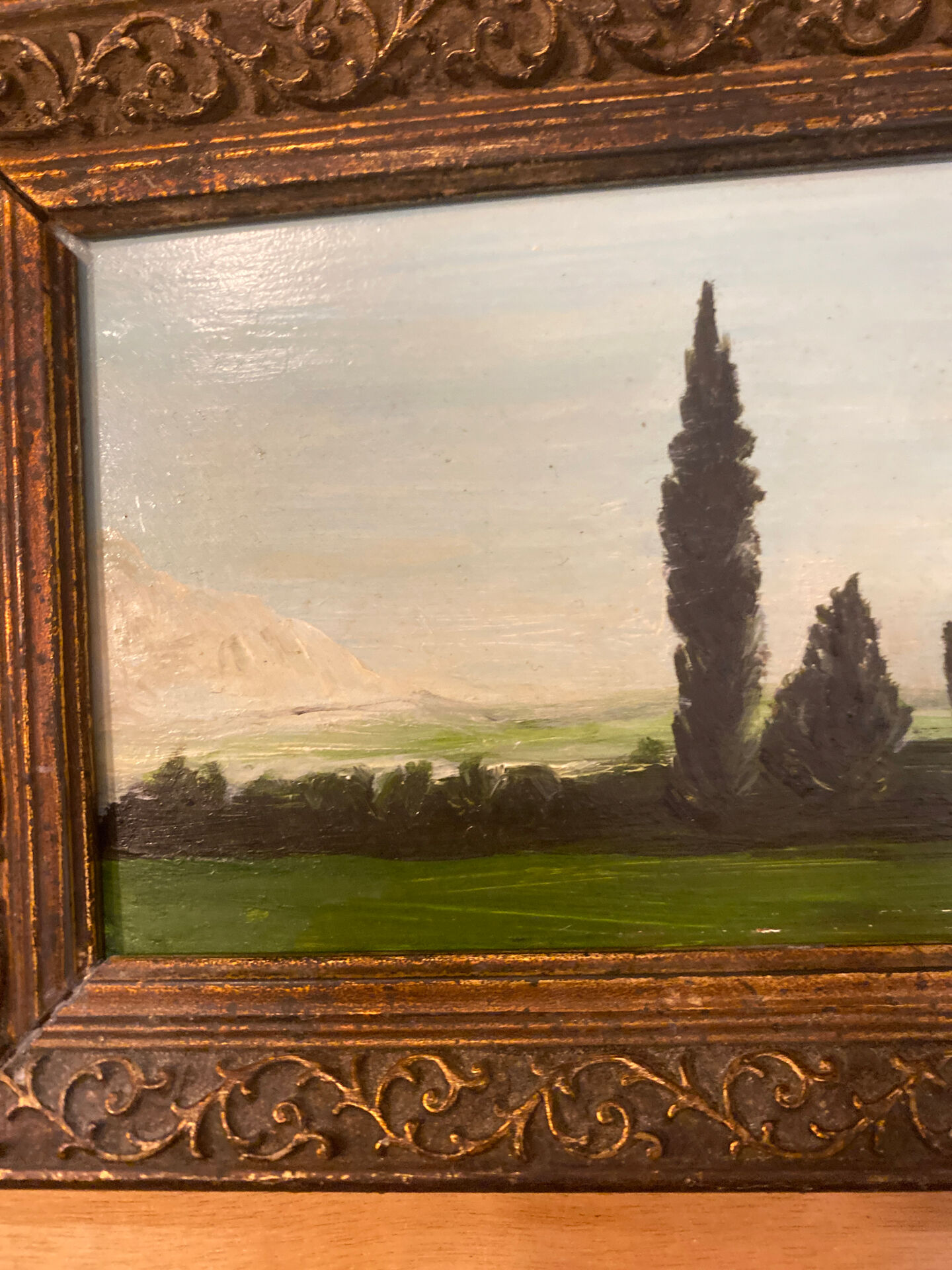 Landscape oil painting - French artist