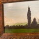 Landscape oil painting - French artist