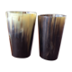 2 vintage horn cups