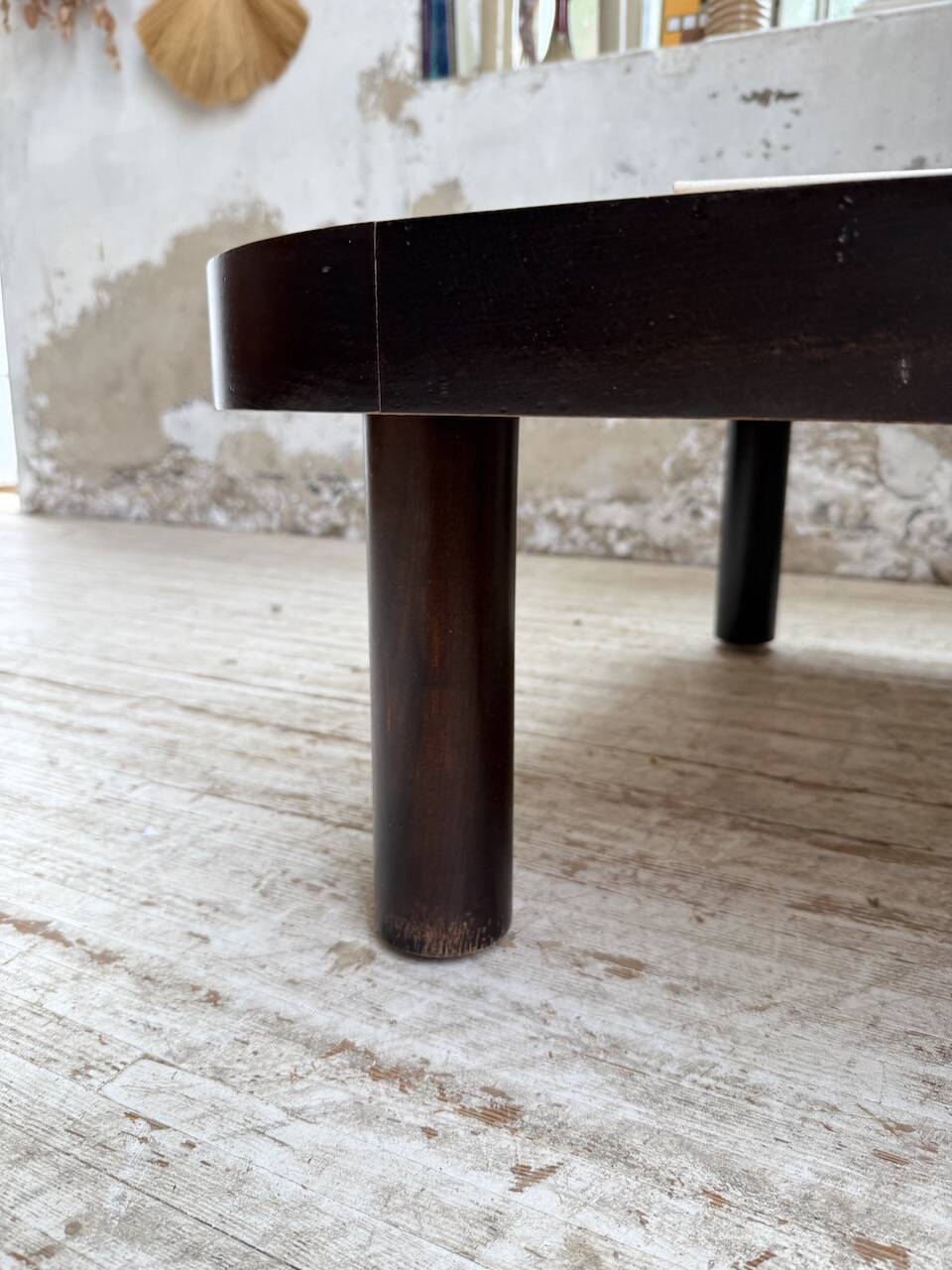 Capron “herbarium” oval coffee table