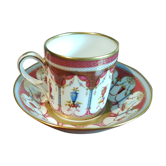 Tasse et sous tasse porcelaine manufacture royale de Limoges