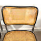 Pair of Marcel Breuer B32 Cesca chairs made in Italy.