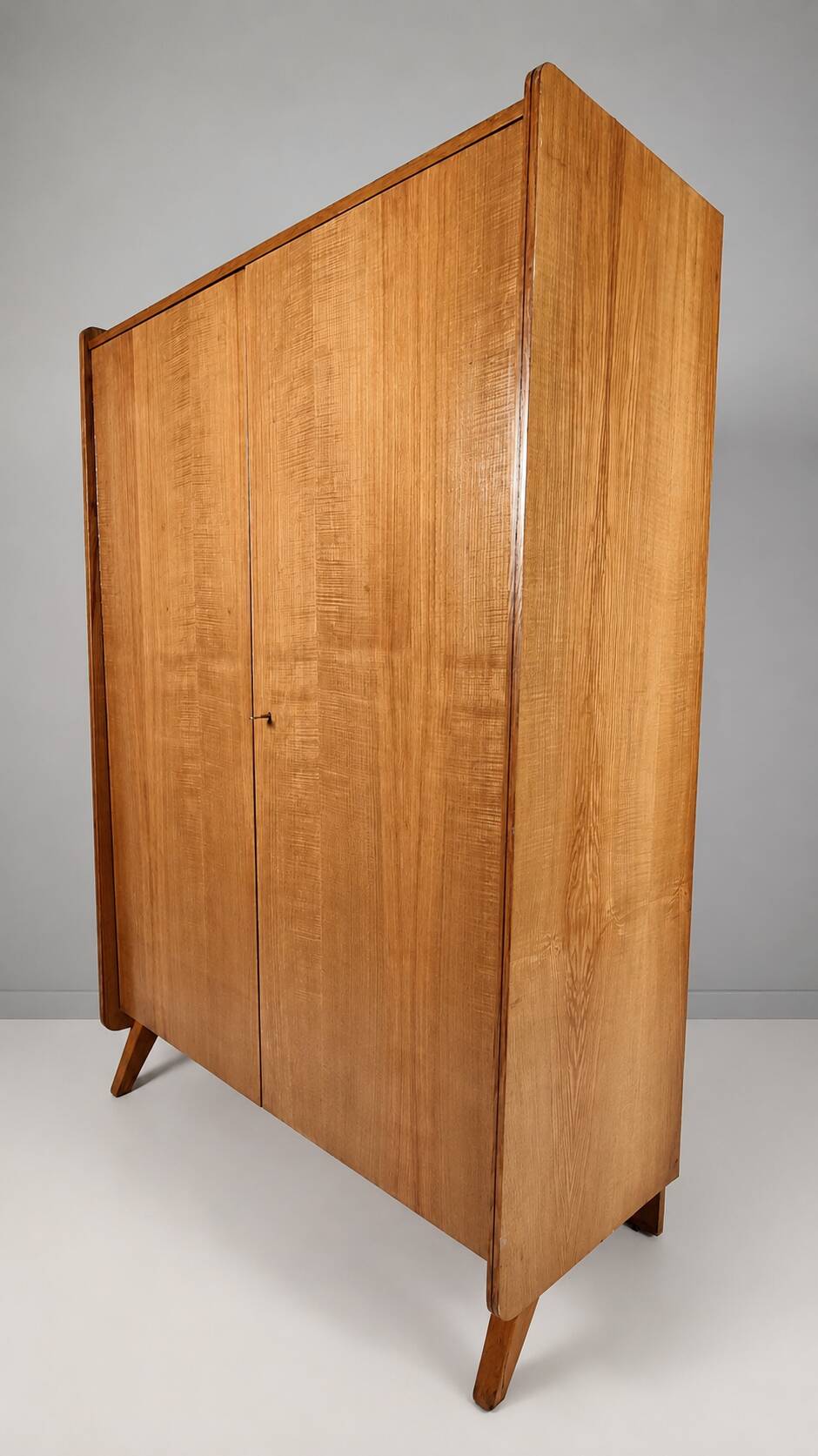 Vintage Wardrobe in Ash by Tatra Nabytok, 1970s