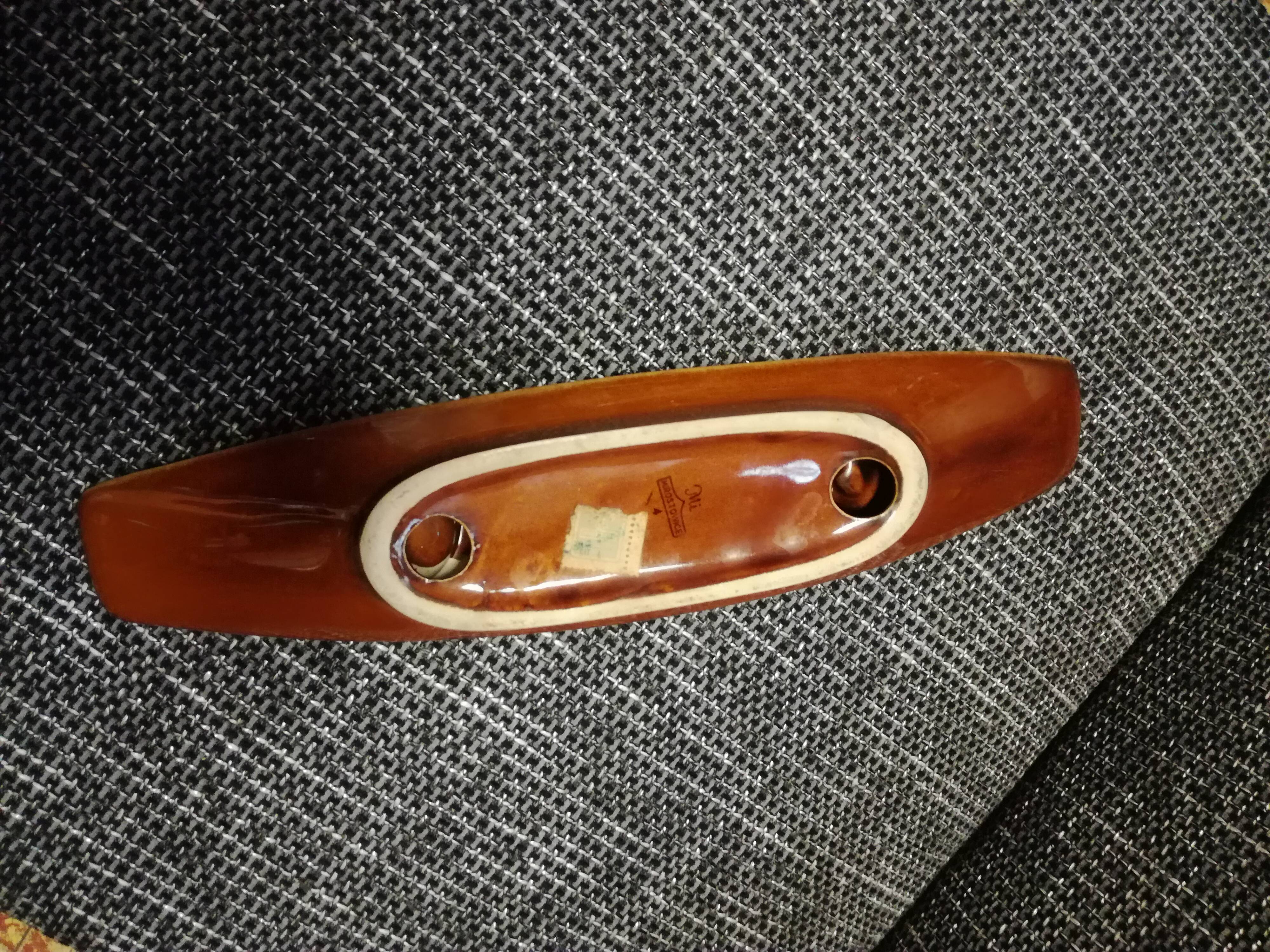 Bougeoir en céramique « midcentury »