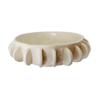Round ceramic dish