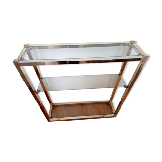Console laiton vintage