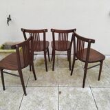 4 vintage bistro chairs