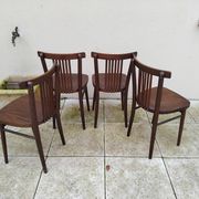 4 chaises bistrot vintage