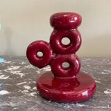 Pair of ceramic candlesticks