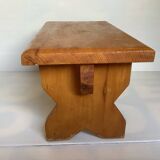 Small wooden bench stool step