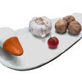 White porcelain flat duck