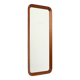 Teak mirror with beveled frame
