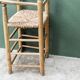 High straw chair for children