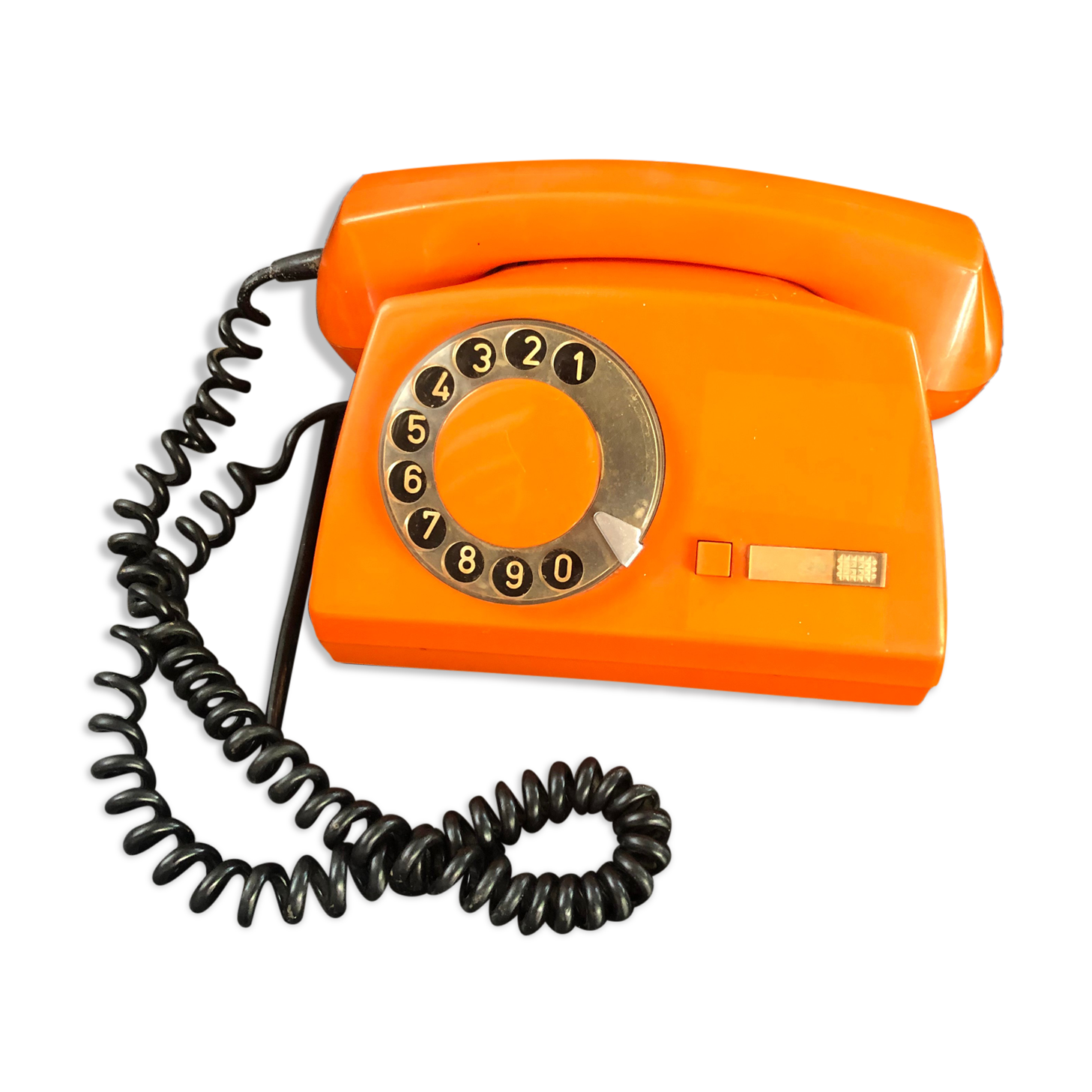 Vintage orange phone