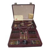 Besteke SBS Solingen housewives case in nickel chrome and gold gold