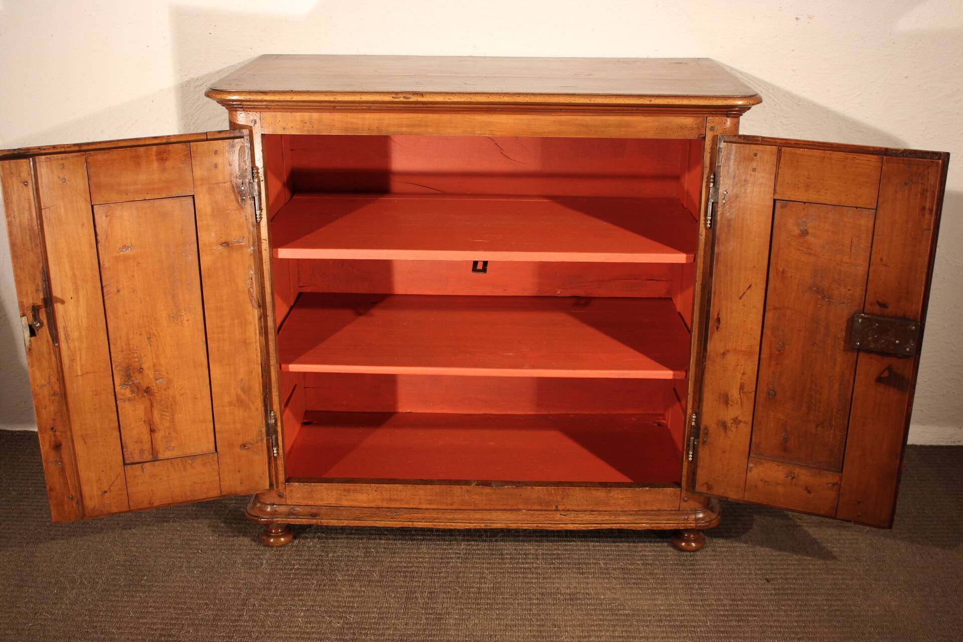 Small 18th century walnut sideboard