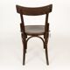 Chaise bistrot milano archi assise bois teinté noyer